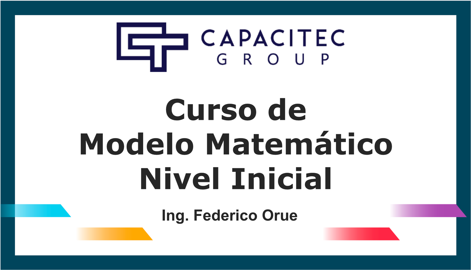 Modelo Matemático – Inicial